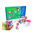 Handgefertigter Set 5 Puzzlespielzeug Eltern-Kind-Twist-Stick